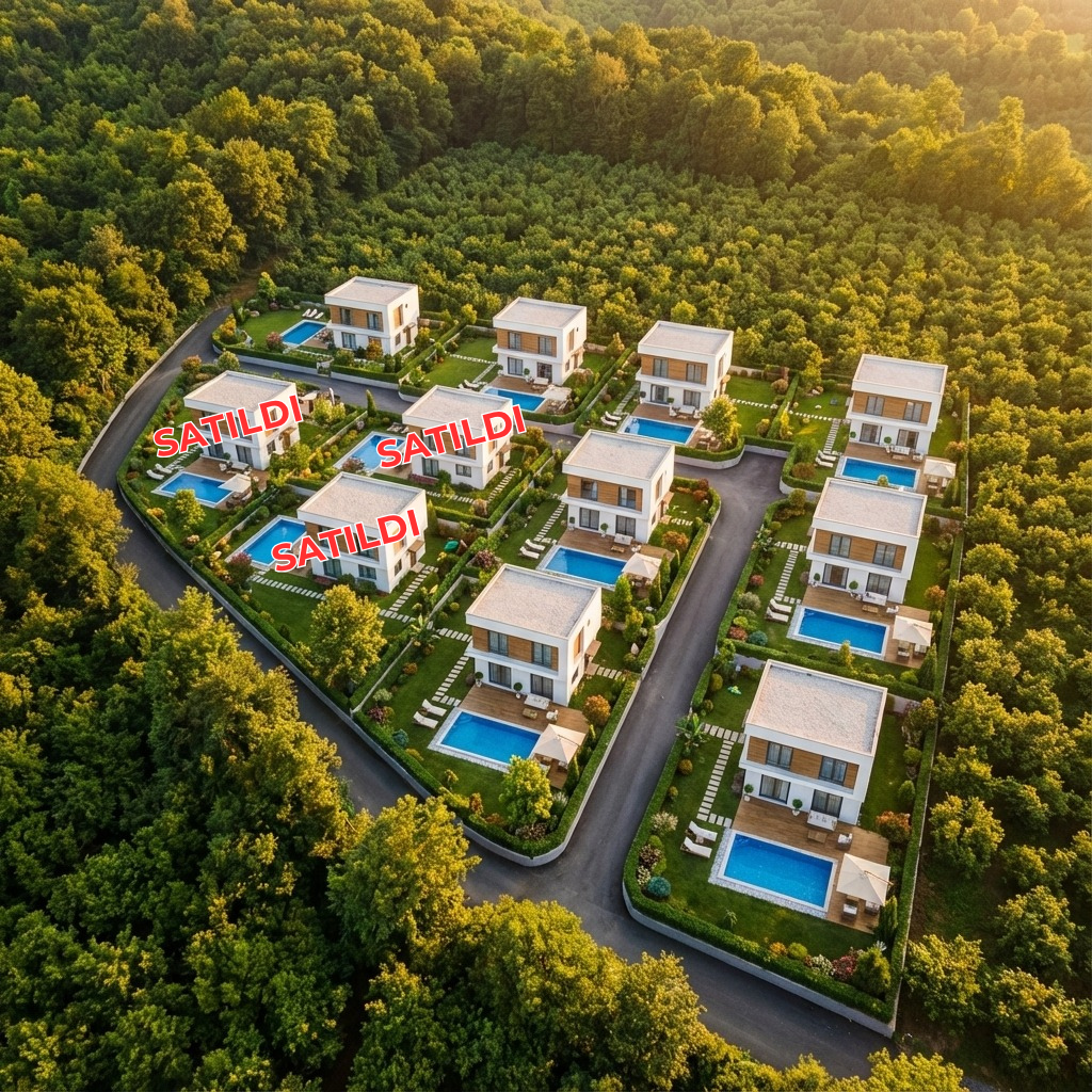 302 M2 PROJELİ HARÇLARI ÖDENMİŞ TAM BAĞIMSIZ MÜSTKAİL VİLLA ARSASI - Görsel 1